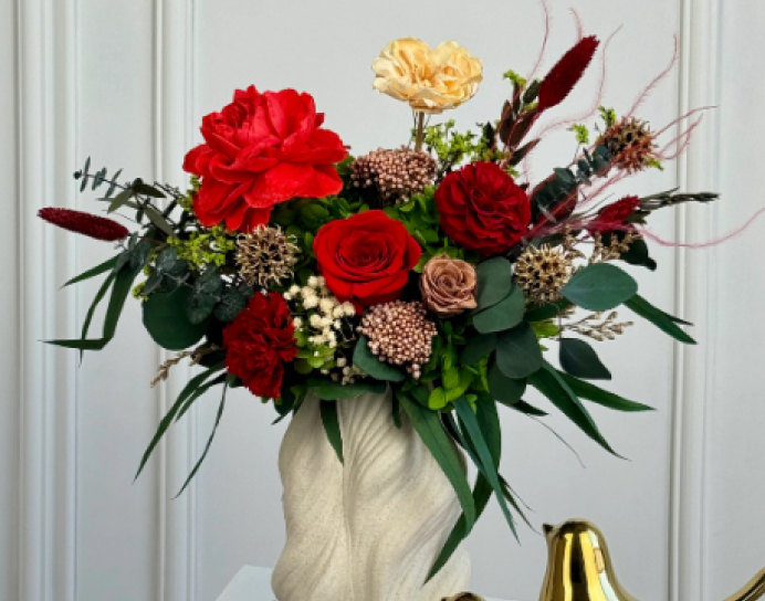 Crimson Grande Preserved Arrangement