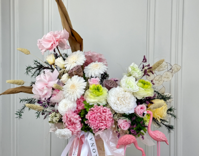 Floral Carnival Preserved Flower Arrangement