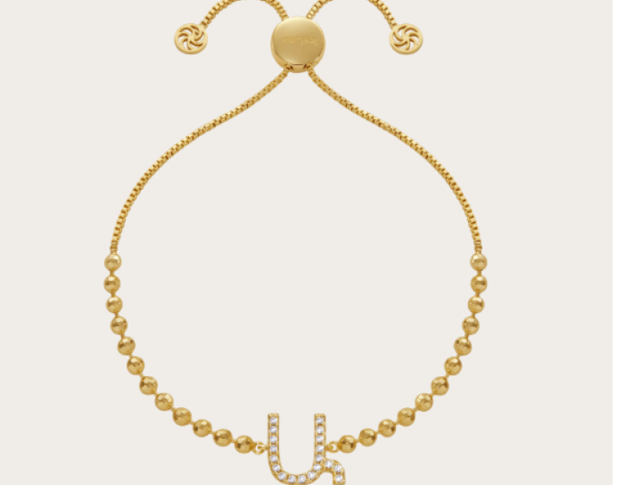 Armenian Initial Bead Bracelet