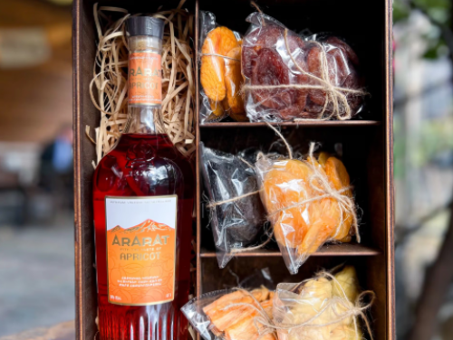 Mix Dried Fruits with Ararat Apricot Cognac