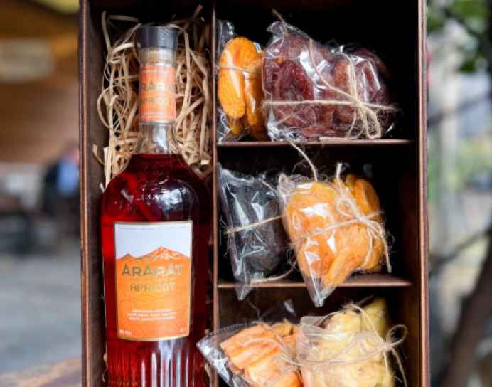 Mix Dried Fruits with Ararat Apricot Cognac