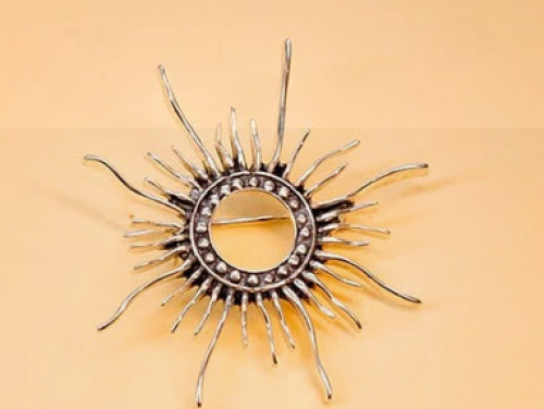 Brooch Sun