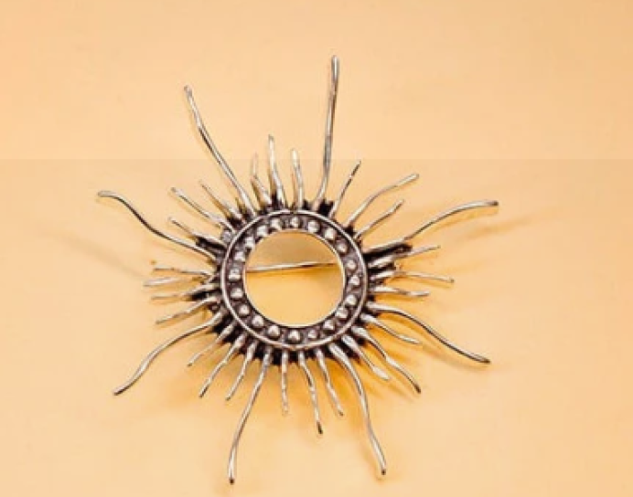 Brooch Sun