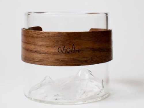 Ararat Mountain Glass + Wooden Sleeve